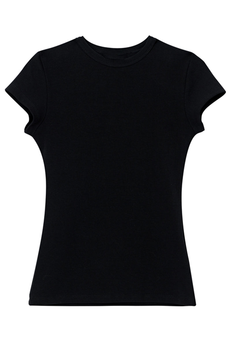 Slim Fit Short Sleeve Basic Tee