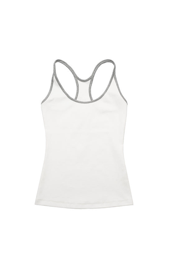 Contrast Trim Fitted Cami Top