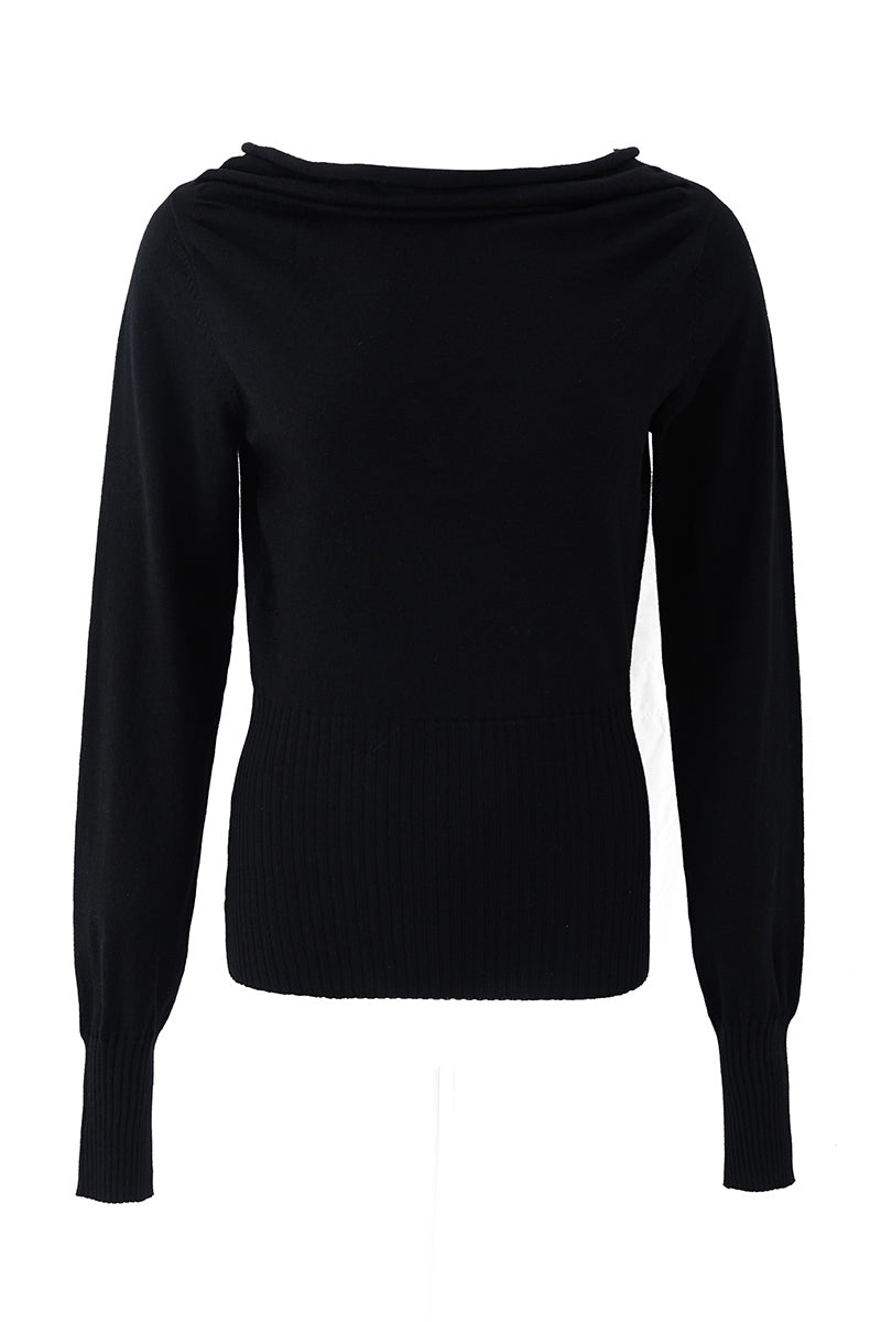 One-Shoulder Ribbed Top