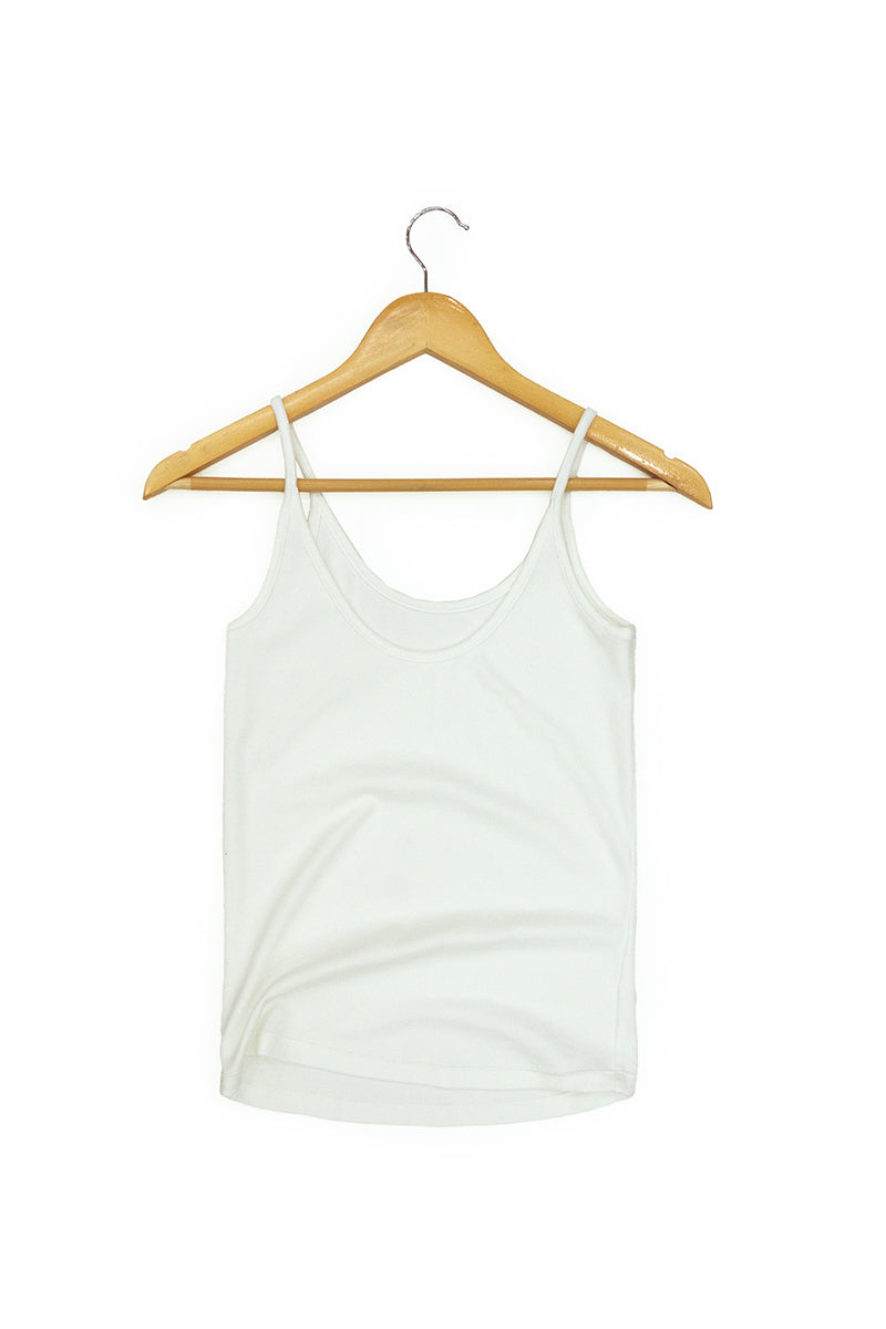 Basic Ribbed Scoop Neck Tank Top