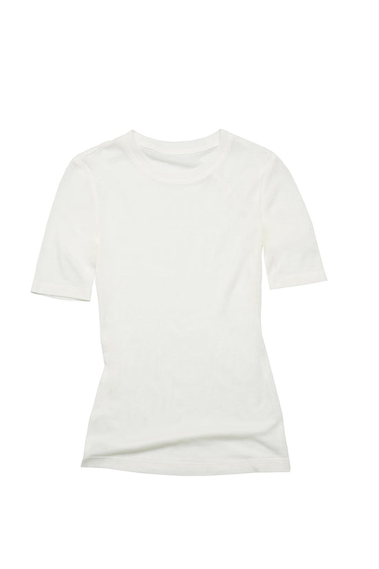 Slim Fit Elbow Sleeve Tee
