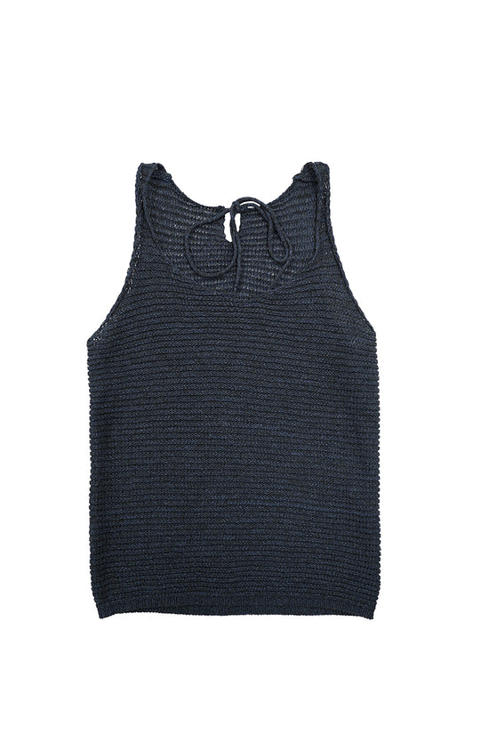 Textured Knit Scoop Neck Tank