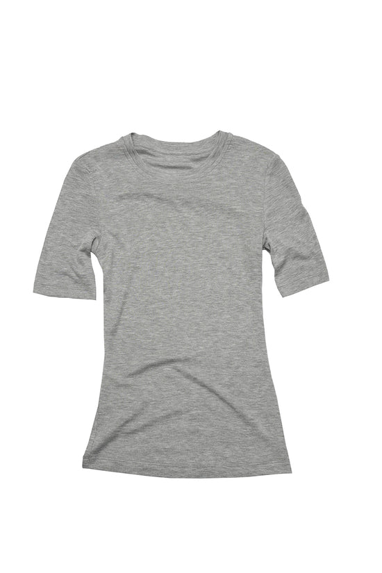 Slim Fit Elbow Sleeve Tee