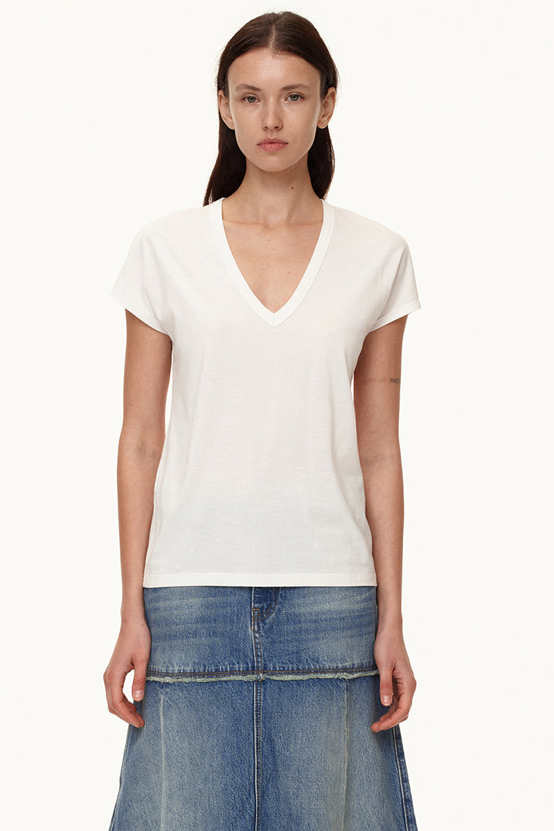 Minimalist V-Neck Casual Tee