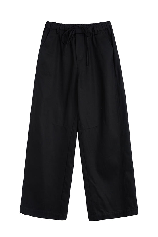 Relaxed Wide-Leg Trousers