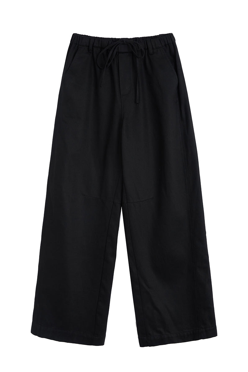 Relaxed Wide-Leg Trousers
