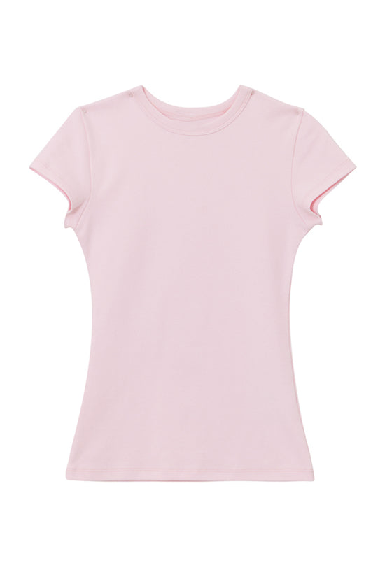 Slim Fit Short Sleeve Basic Tee
