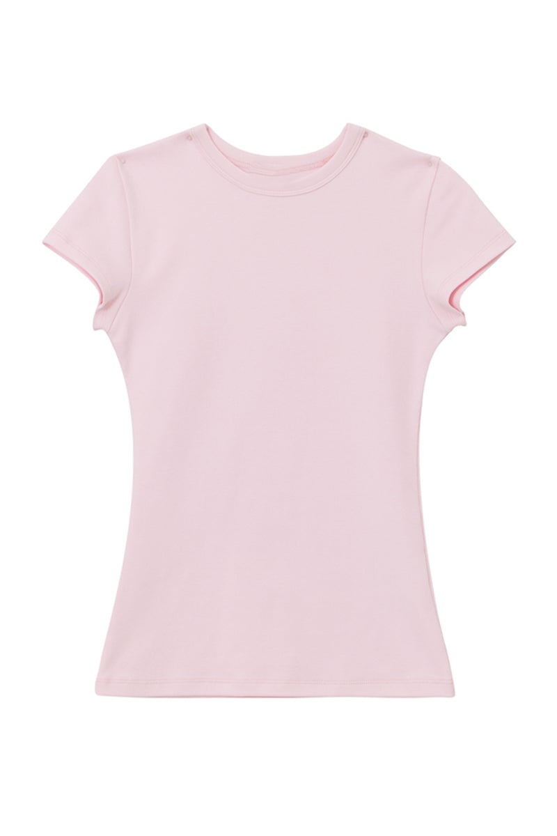 Slim Fit Short Sleeve Basic Tee
