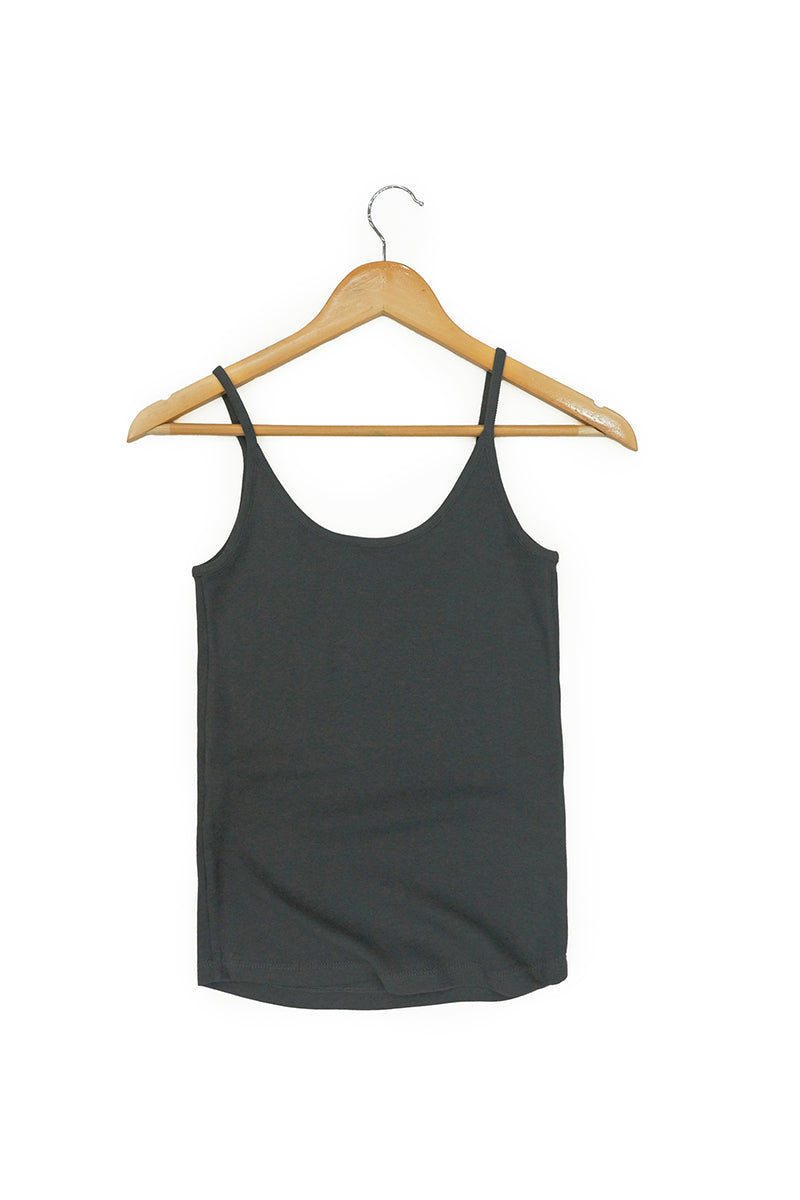 Basic Ribbed Scoop Neck Tank Top
