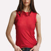 Fitted Sleeveless Crewneck Tee