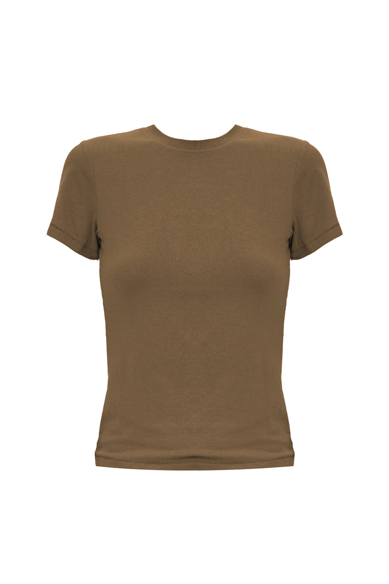 Crew Neck Short Sleeve Tee