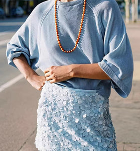 Sequin Glam Mini Skirt