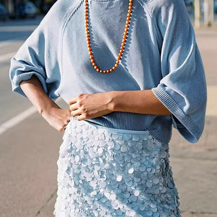 Sequin Glam Mini Skirt