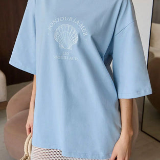 Elegant Graphic Oversized T-Shirt