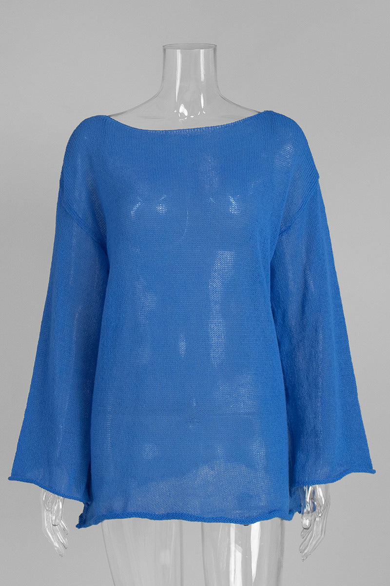 Classic Long Sleeve Knit T-Shirt