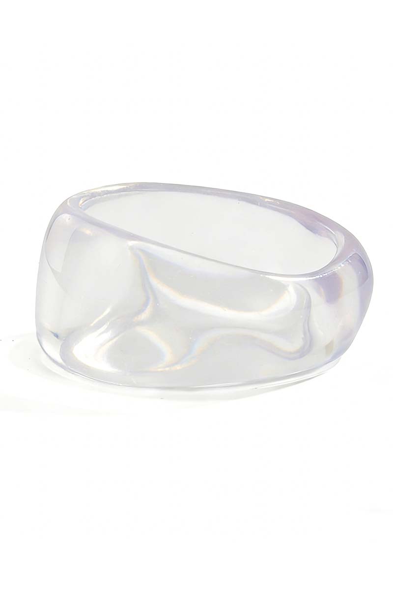Sleek Twist Clear Bracelet