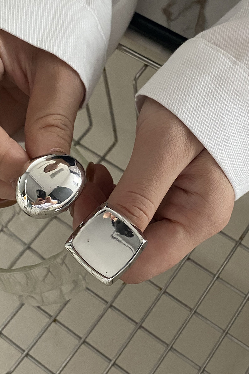 Sleek Domed Statement Ring