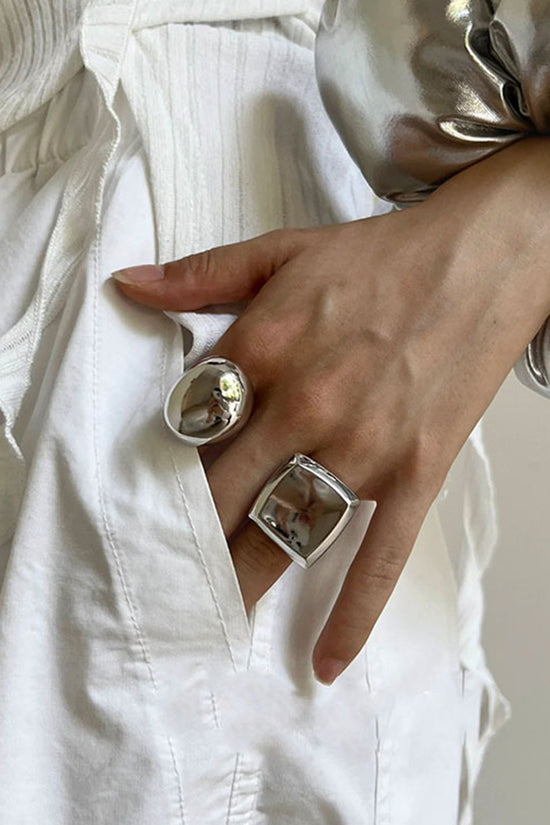 Sleek Domed Statement Ring