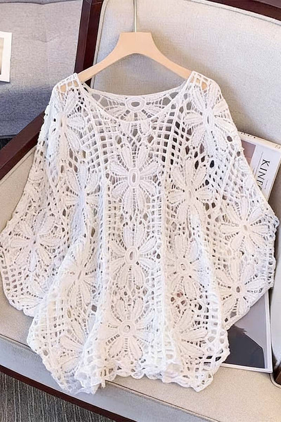 Elegant Knit Mesh Sweater