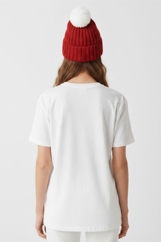 Golden Star Apple Embroidered T-Shirt