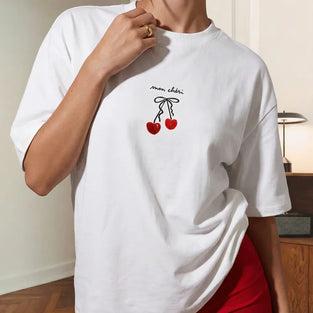 Charming Cherry Graphic T-Shirt