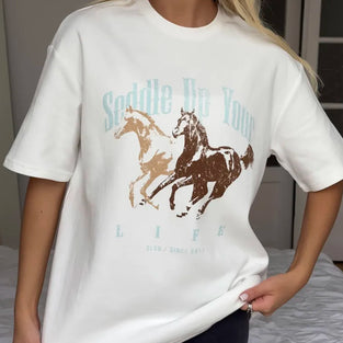 Saddle Up Graphic T-Shirt