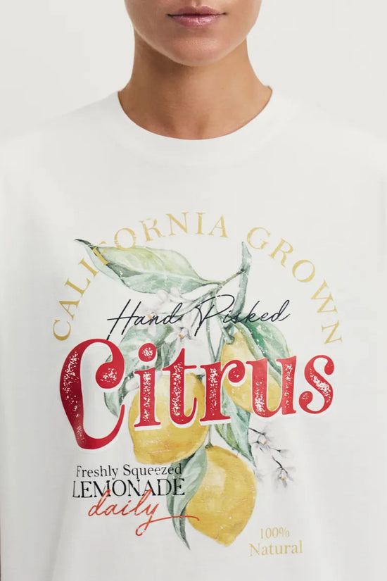 Citrus Graphic Oversized T-Shirt