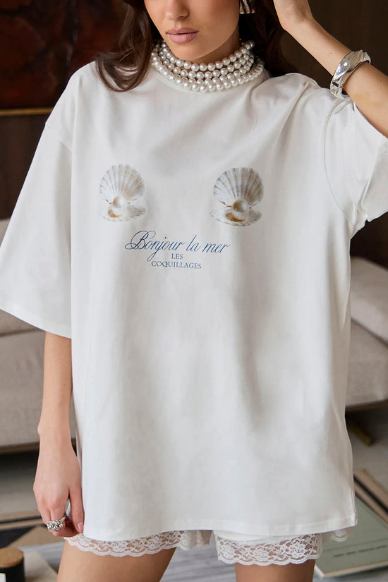 Stylish Graphic Shell Print T-Shirt