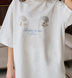 Stylish Graphic Shell Print T-Shirt