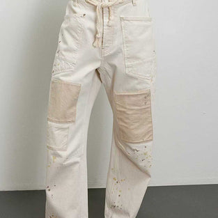 Edgy High-Waist Straight Jeans