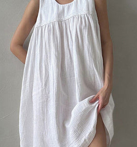 Sleeveless Casual A-Line Dress
