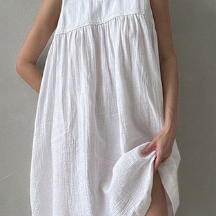 Sleeveless Casual A-Line Dress