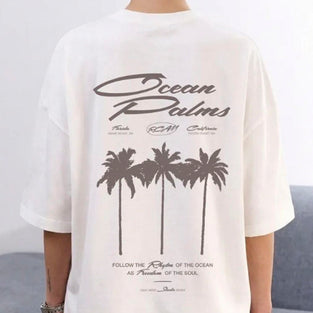 Palms Graphic Oversized T-Shirt
