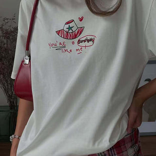Graphic Print Oversized T-Shirt