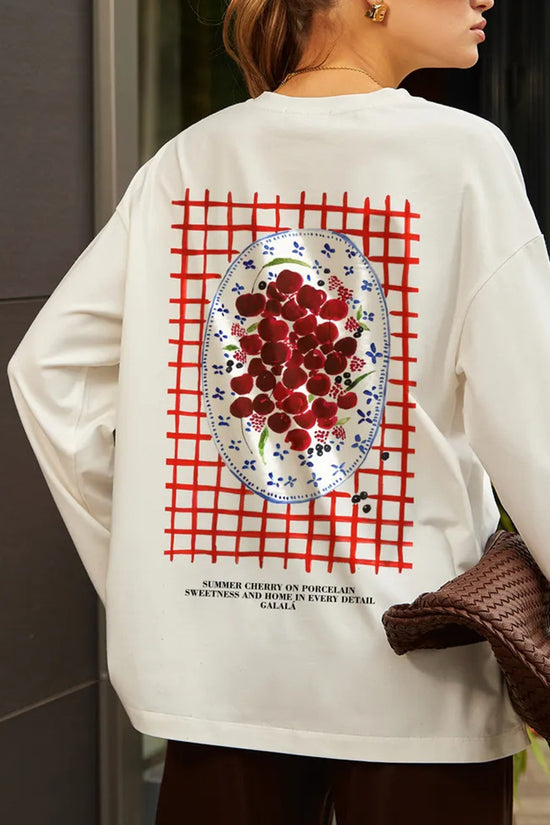 Graphic Print Long Sleeve T-Shirt