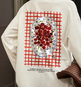 Graphic Print Long Sleeve T-Shirt