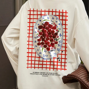 Graphic Print Long Sleeve T-Shirt