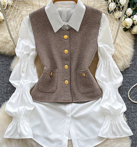 Stylish Two-Piece Outerwear Set