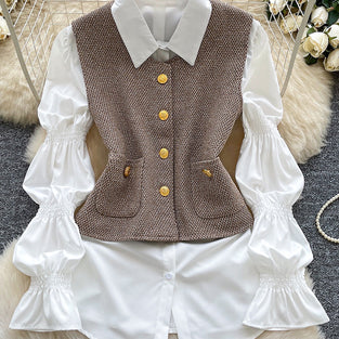 Stylish Two-Piece Outerwear Set