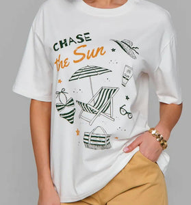 Chase the Sun Graphic Oversized T-Shirt