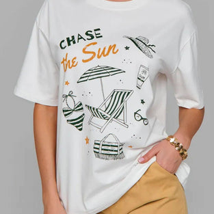 Chase the Sun Graphic Oversized T-Shirt