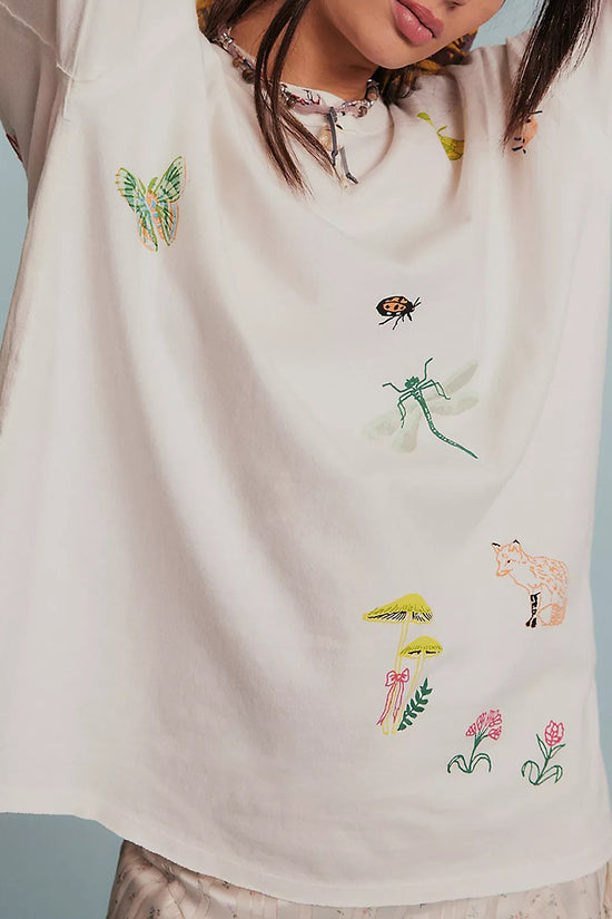 Nature-Inspired Graphic Sweatshirt