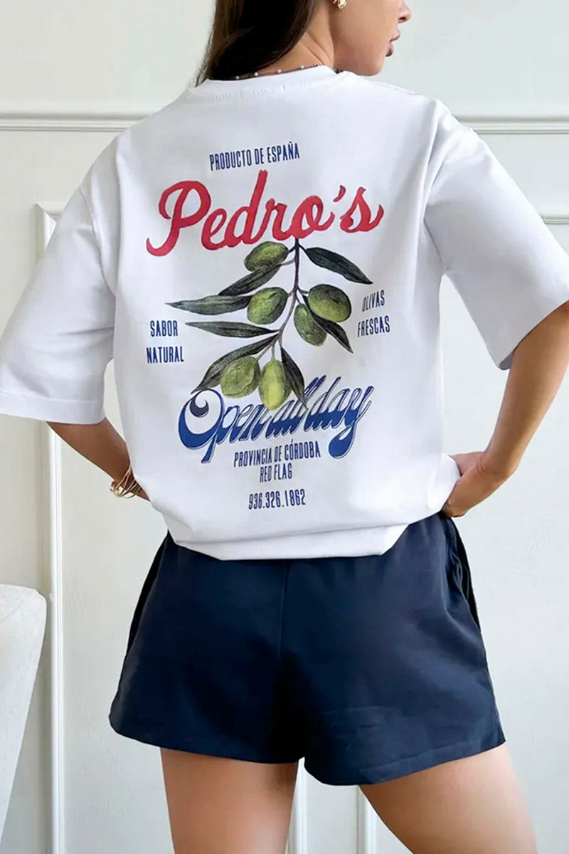 Graphic Back Print T-Shirt
