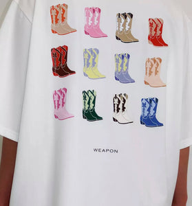 Cowboy Boot Graphic T-Shirt