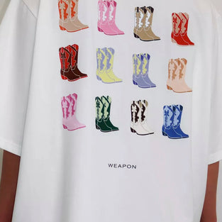 Cowboy Boot Graphic T-Shirt