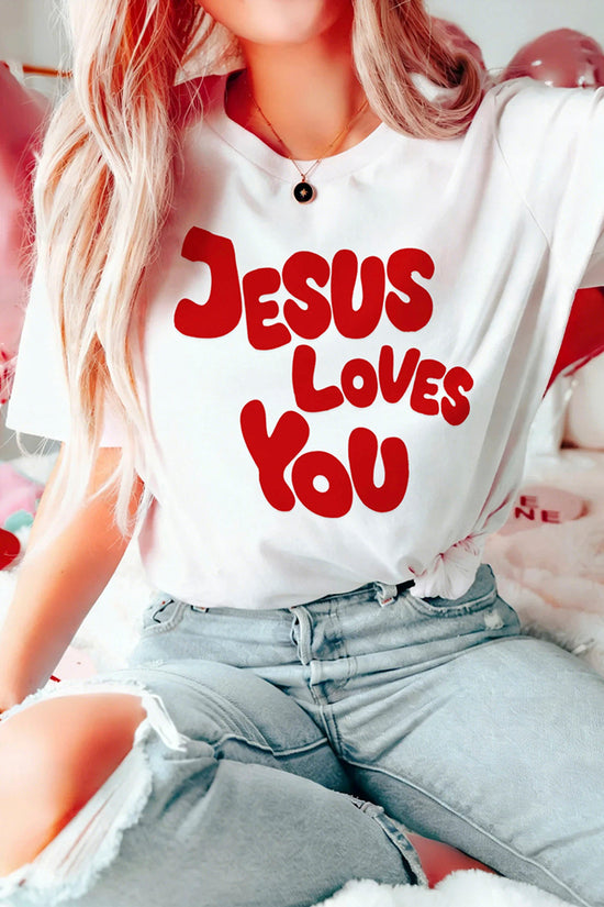 JESUS LOVES YOU Graphic Tee