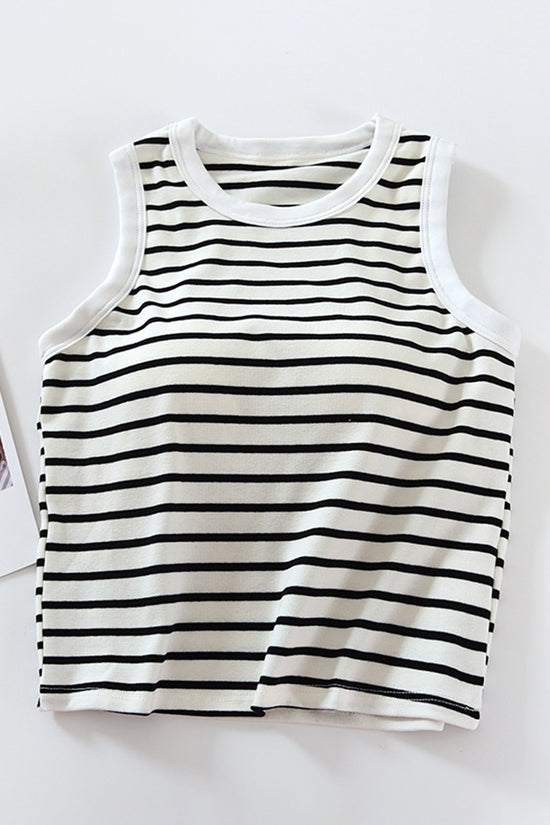 Striped Sleeveless Tank Top