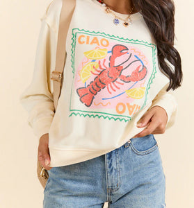 Ciao Lobster Graphic Sweatshirt