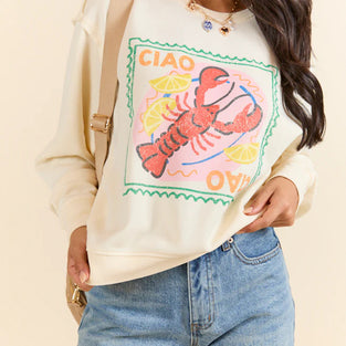 Ciao Lobster Graphic Sweatshirt