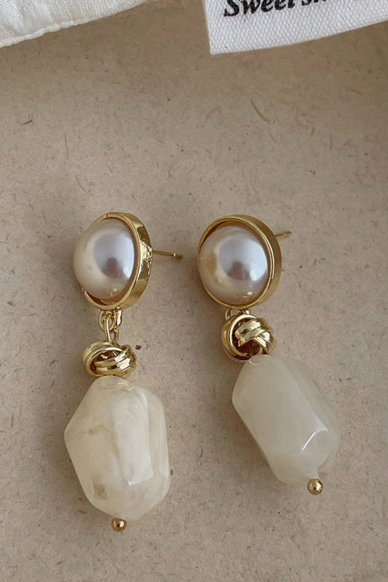 Elegant Pearl Drop Earrings